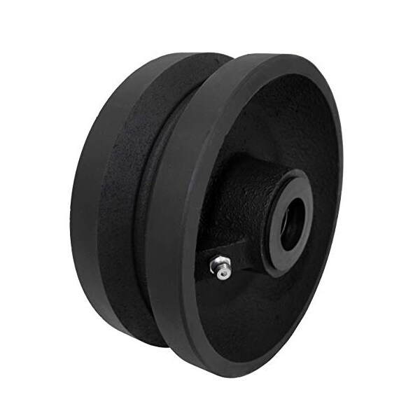 4"x1-1/2" V Groove Wheel 350 LBS Capacity Replacement Wheel Commerc